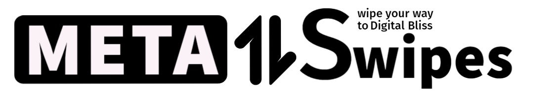 metaswipes logo black and white